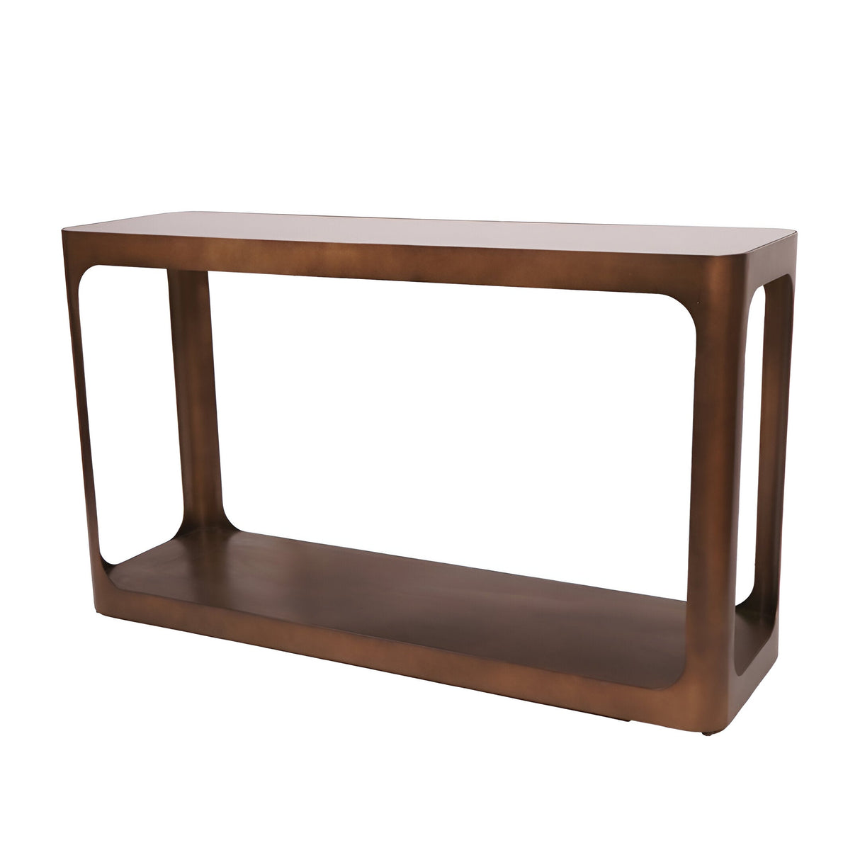 Thorpe Metal & Glass Console Table - Gold