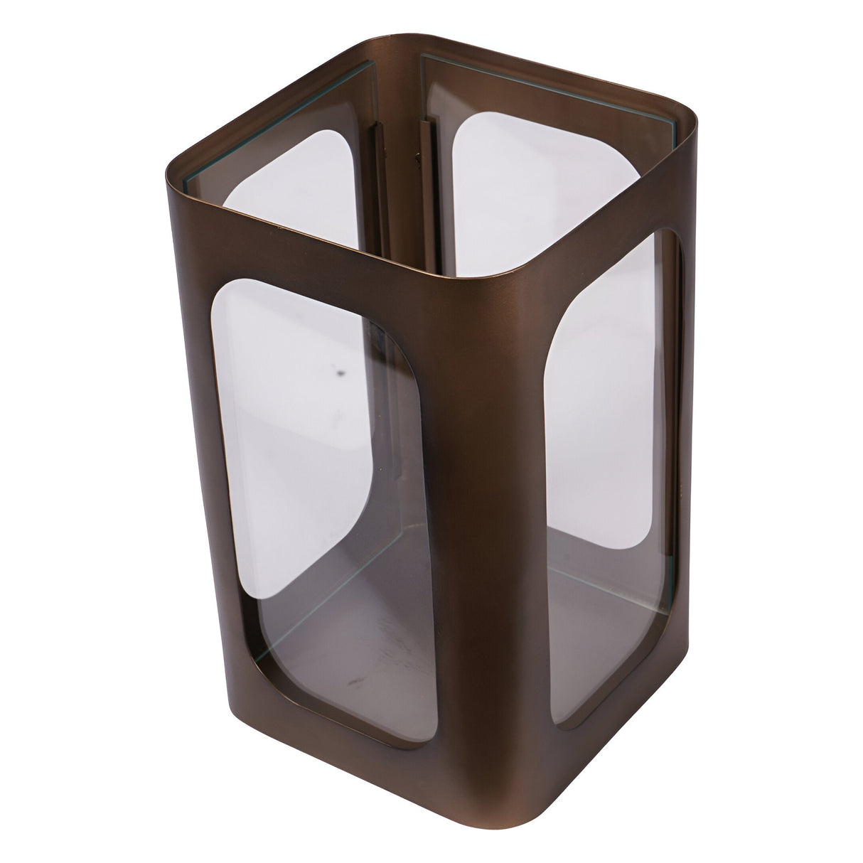 Thorpe Metal & Glass Hurricane Small 28cm - Gold