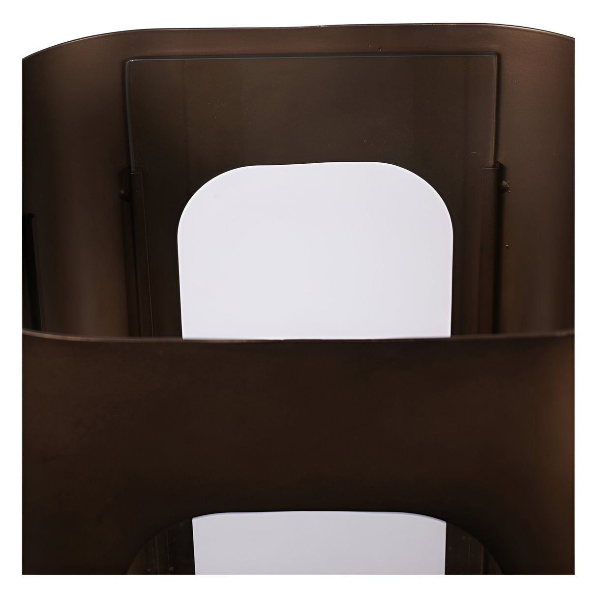 Thorpe Metal & Glass Hurricane Medium 53cm - Gold