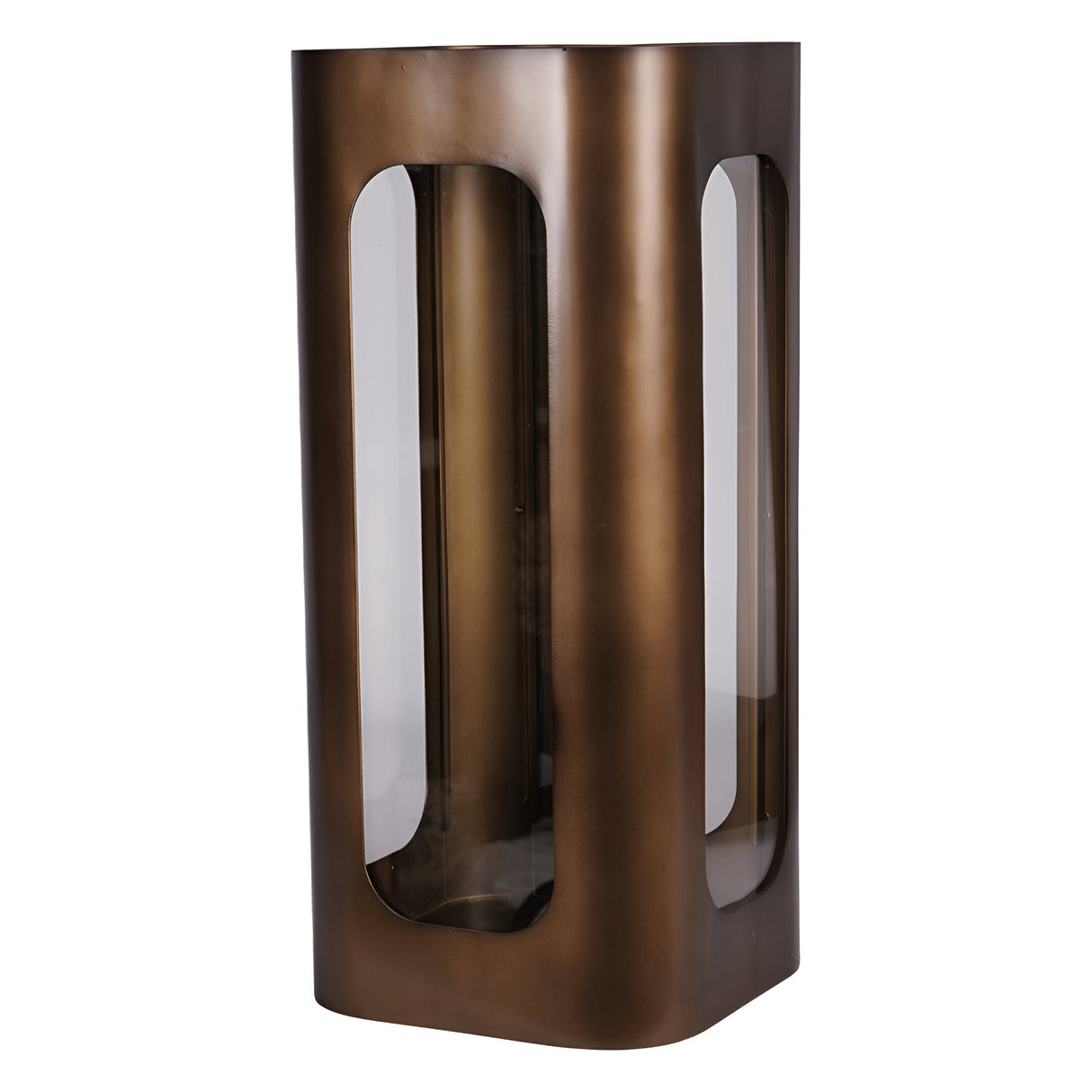 Thorpe Metal & Glass Hurricane Medium 53cm - Gold