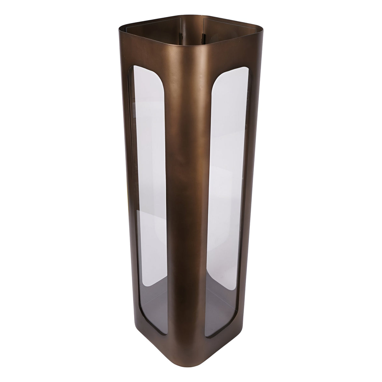 Thorpe Metal & Glass Hurricane Large 78cm - Gold