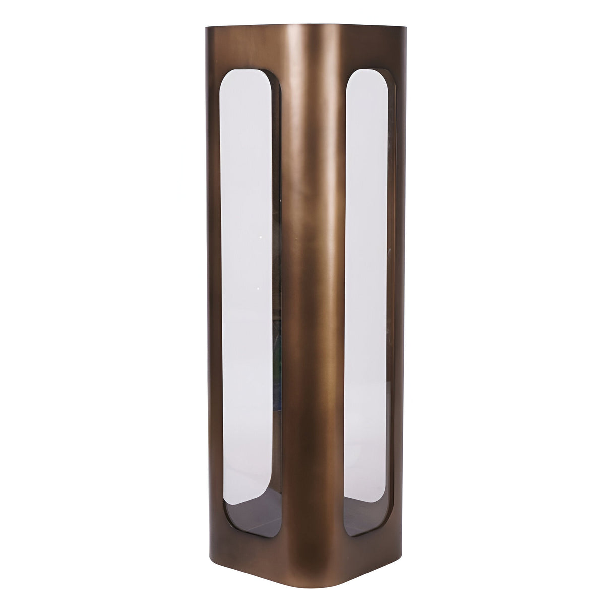 Thorpe Metal & Glass Hurricane Large 78cm - Gold