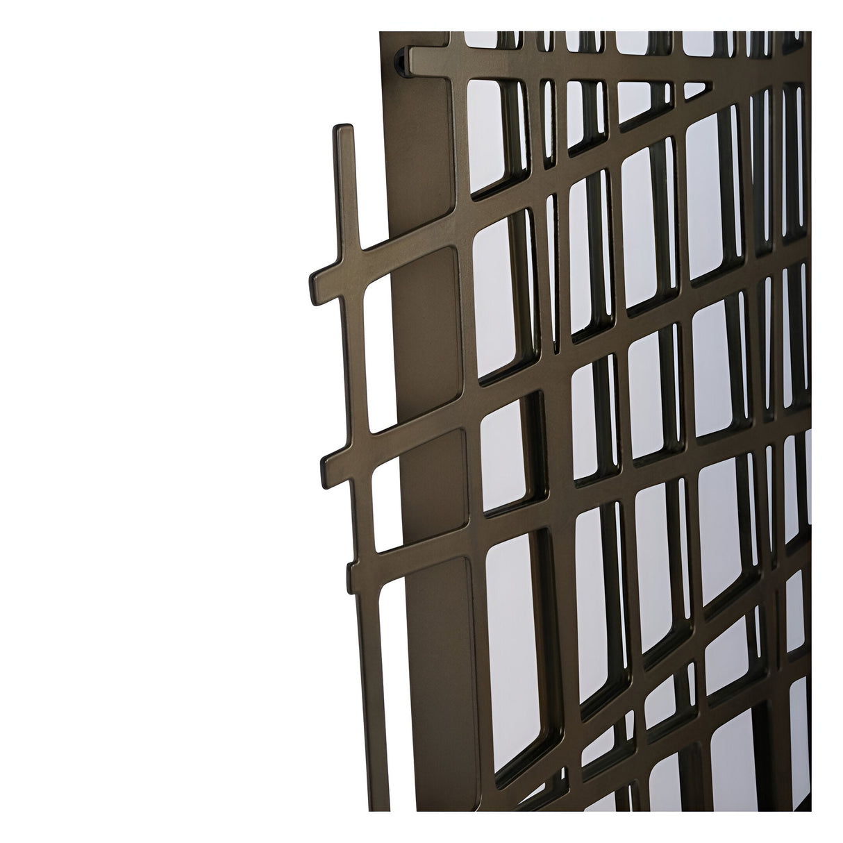 Lattice Wall Mirror Brass - 62x140cm