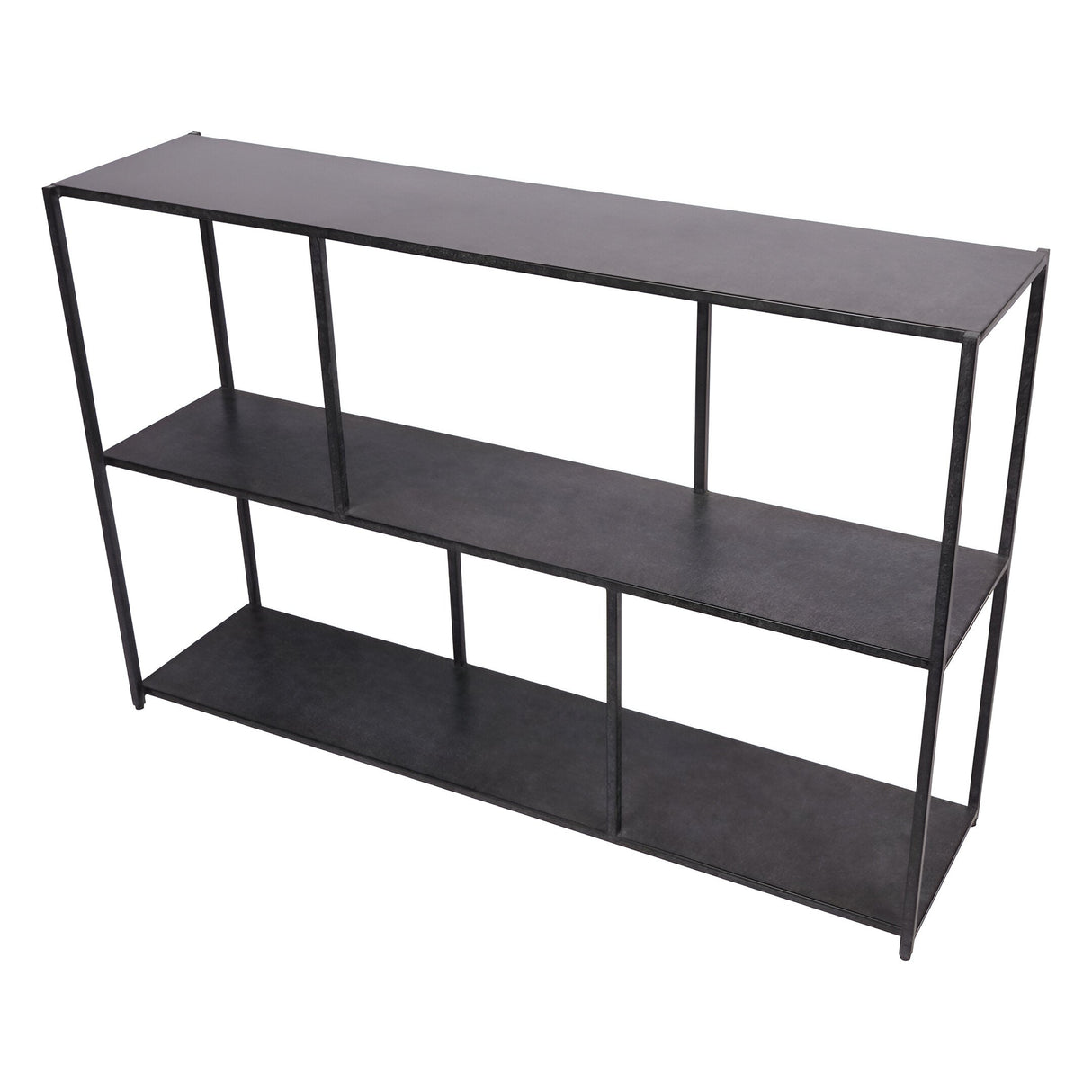 Brooks Console Table - Mottled Black