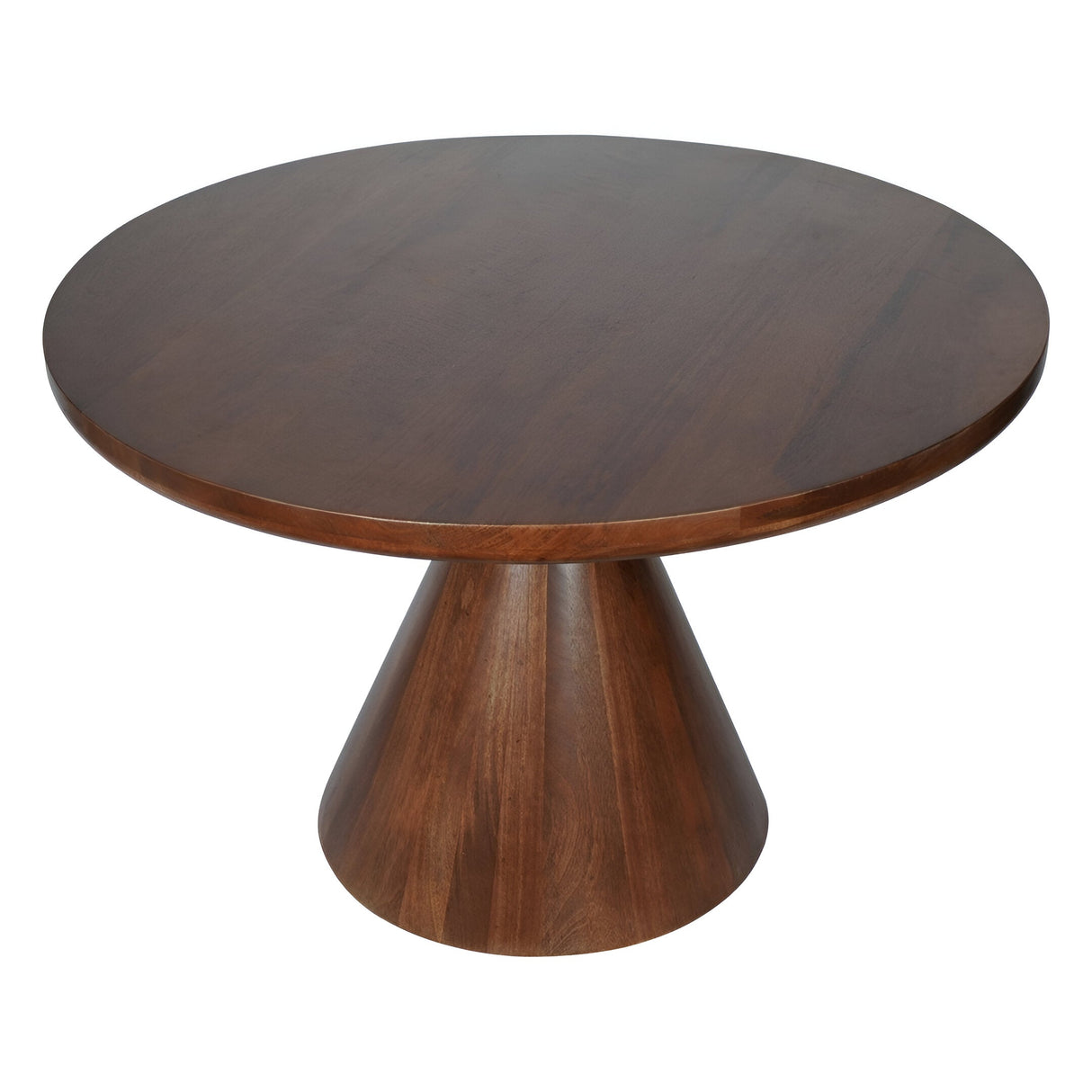 Monterey Round Wooden Dining Table - Brown