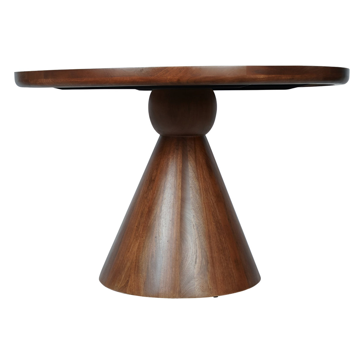 Monterey Round Wooden Dining Table - Brown