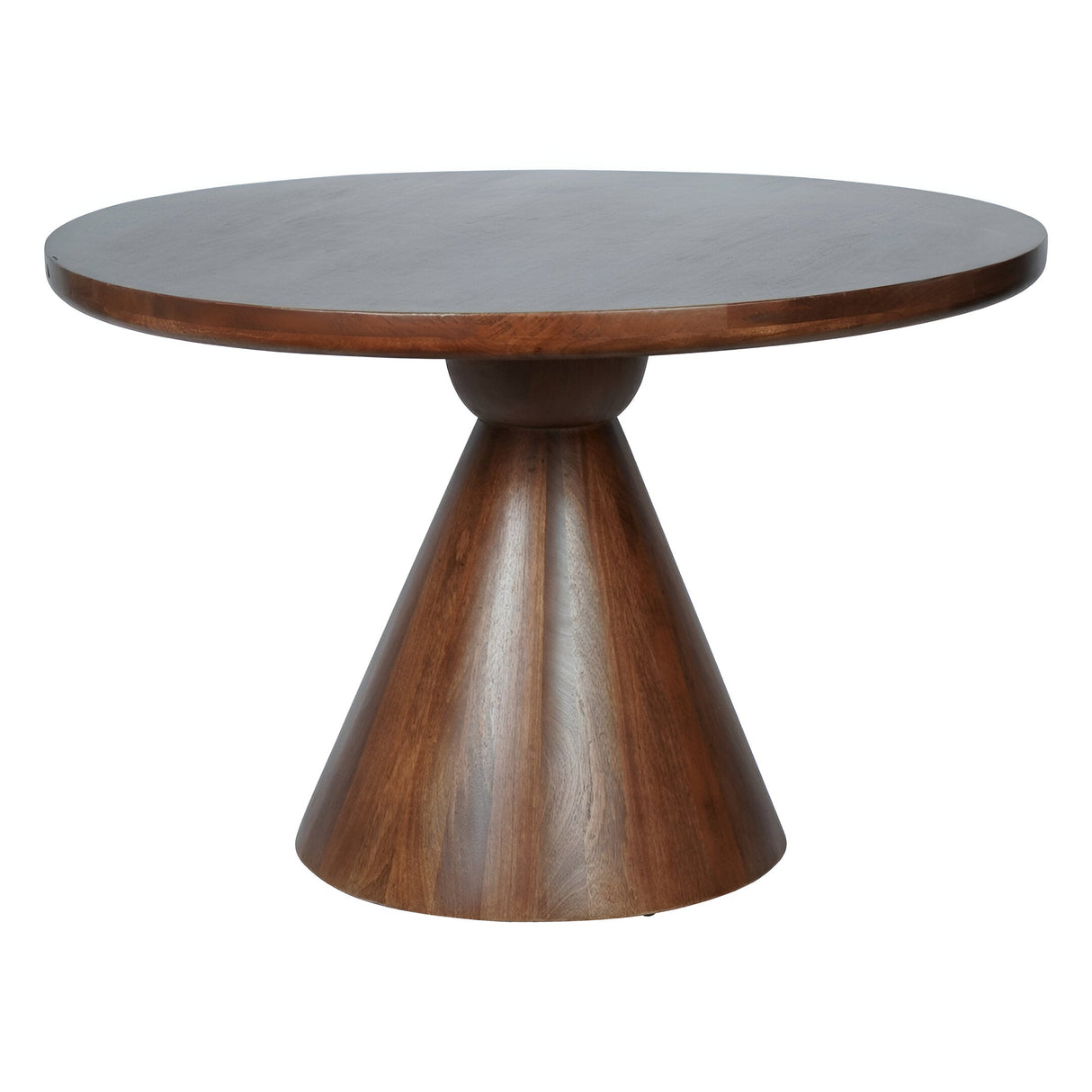 Monterey Round Wooden Dining Table - Brown