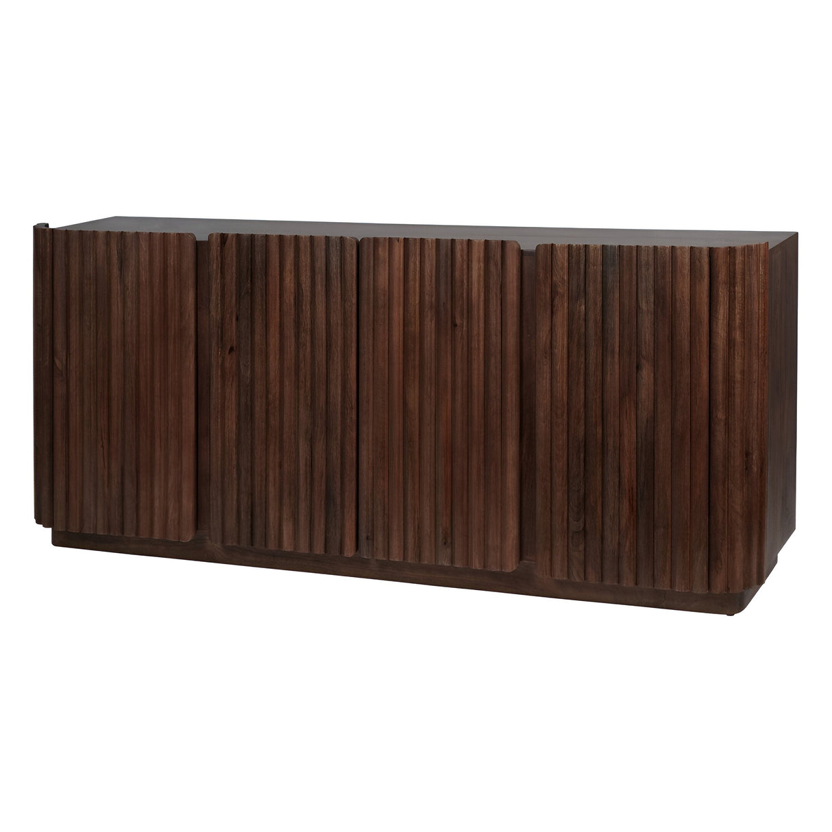 Monterey 4-Door Wooden Buffet Sideboard - Brown