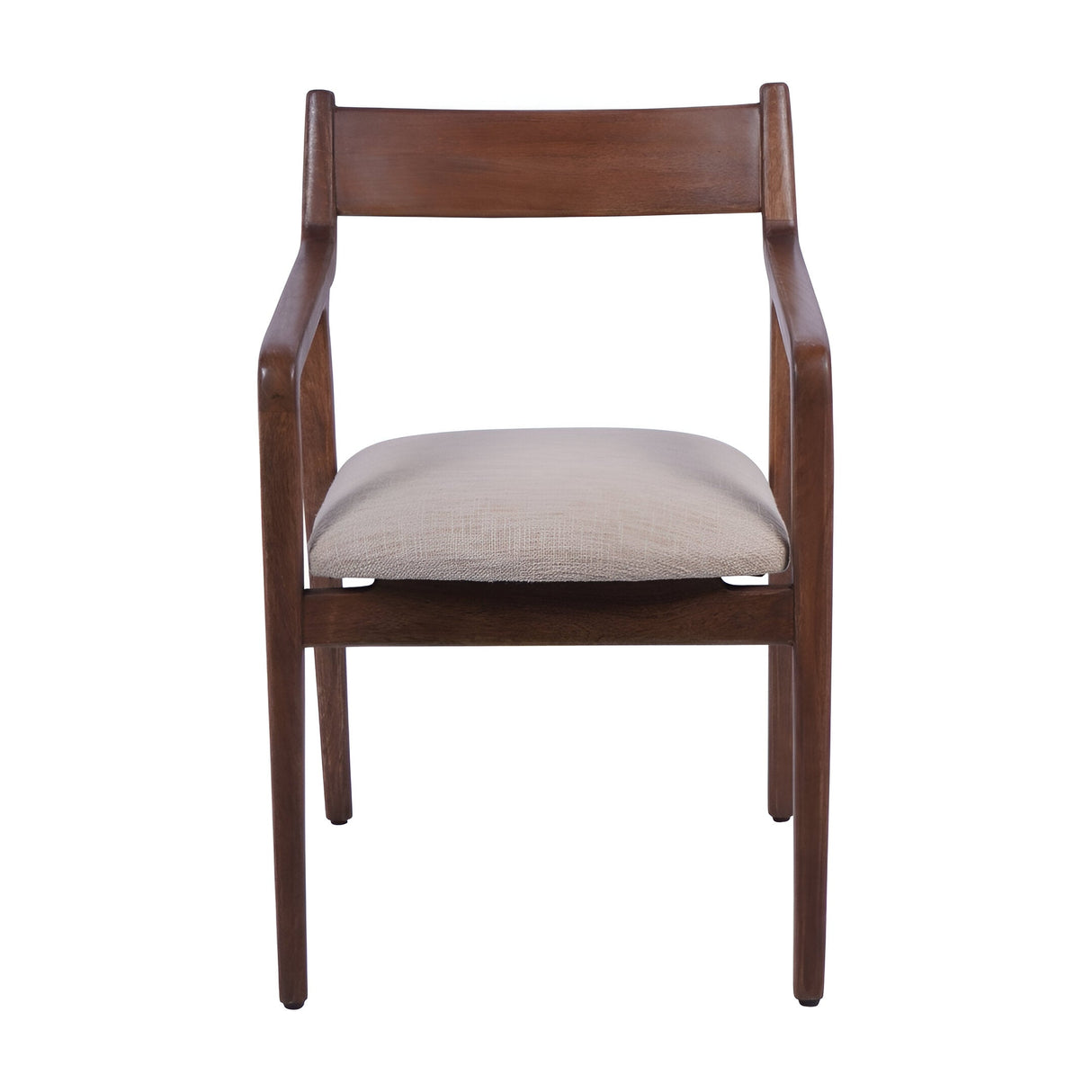 Monterey Wooden Upholstered Dining Chair - Beige