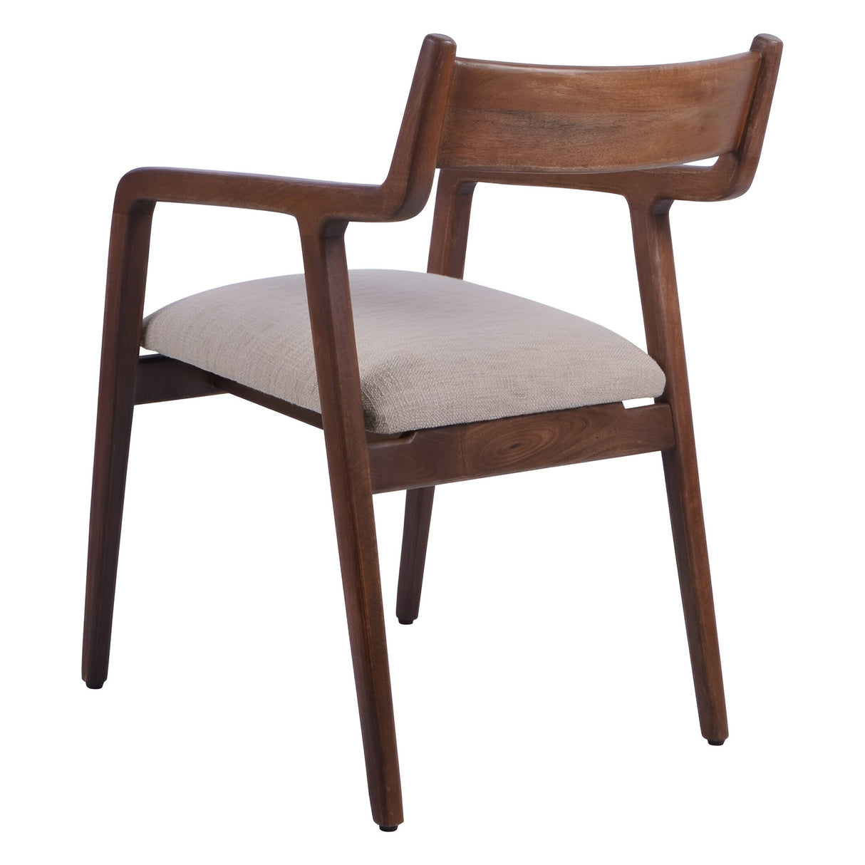 Monterey Wooden Upholstered Dining Chair - Beige