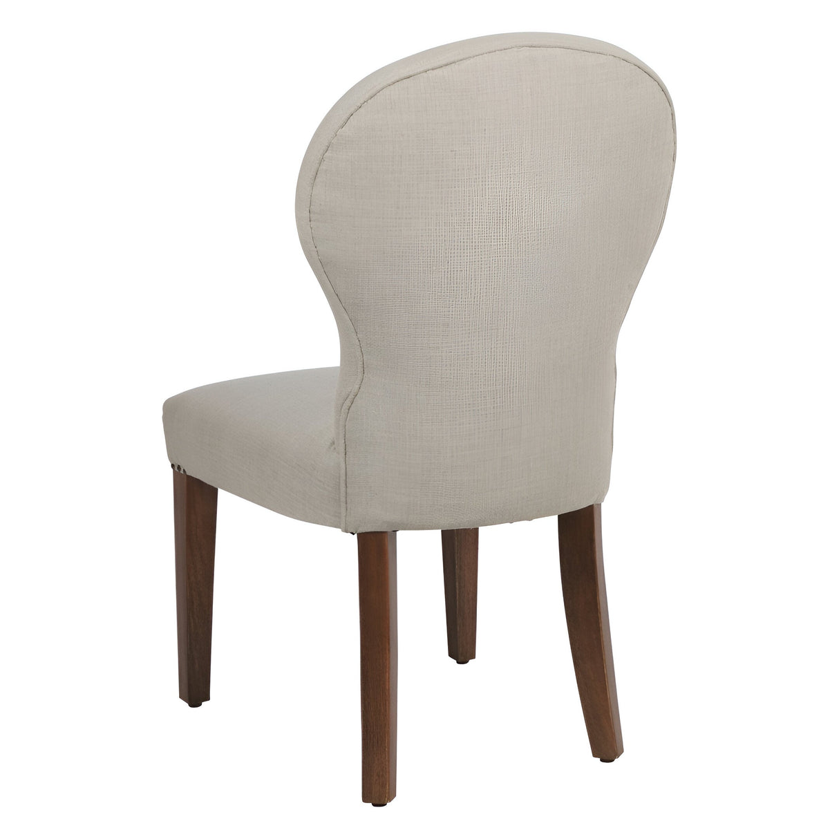 Walker Wooden Upholstered Dining Chair - Beige