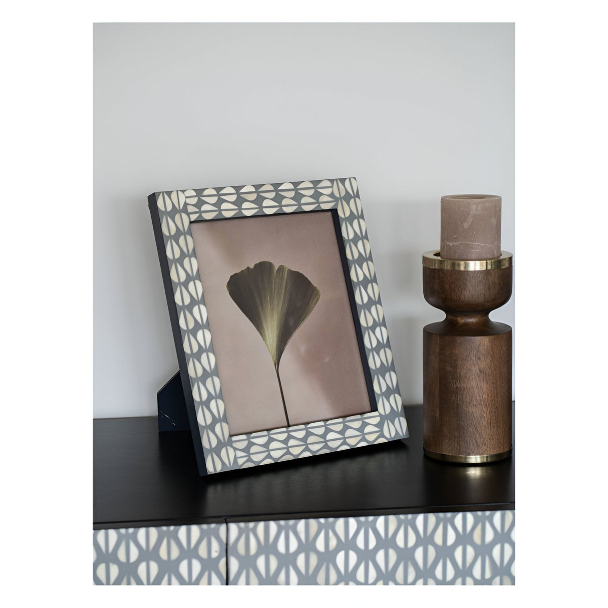 Burgess Bone Inlay Photo Frame - 8x10