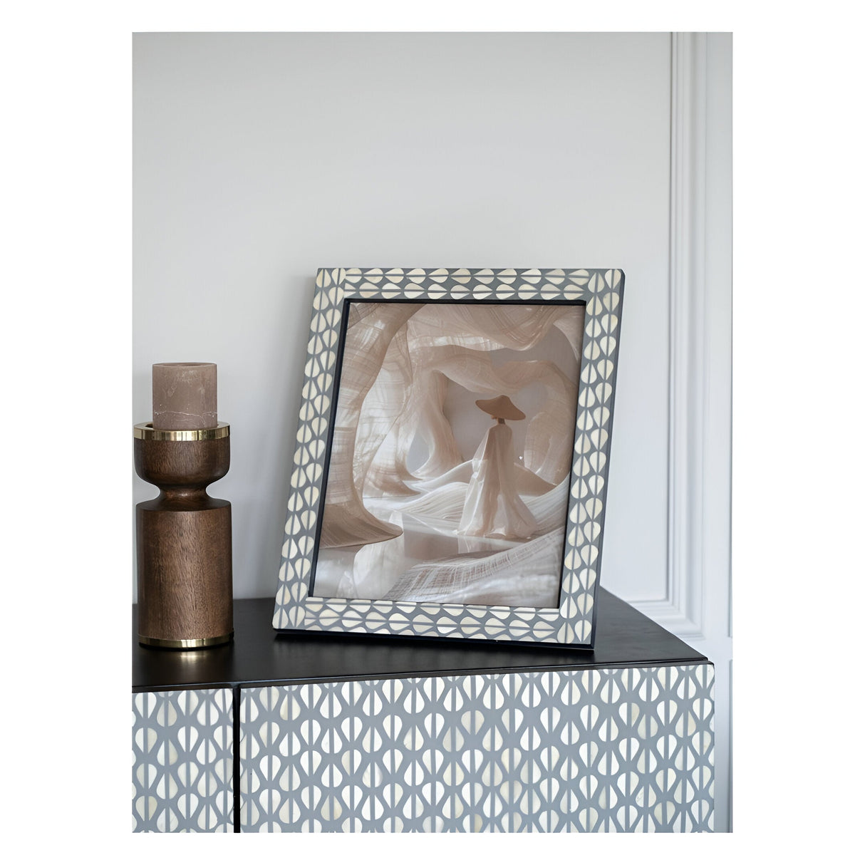 Burgess Bone Inlay Photo Frame - 11x14