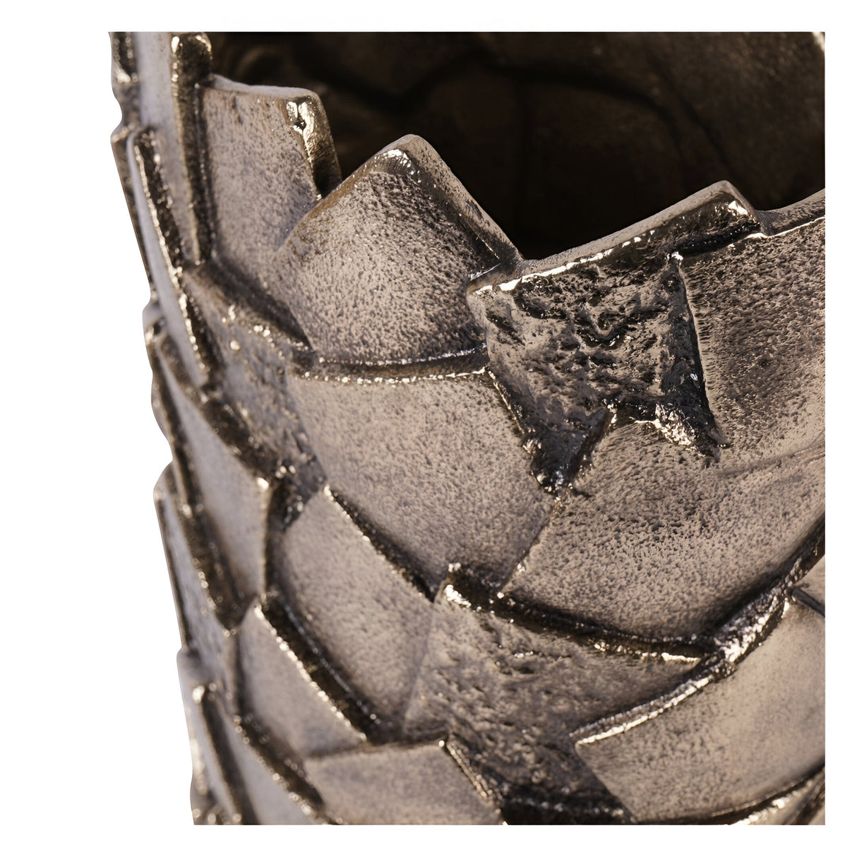 Montrose Cast Aluminium Decorative Vase 36cm - Antique Gold