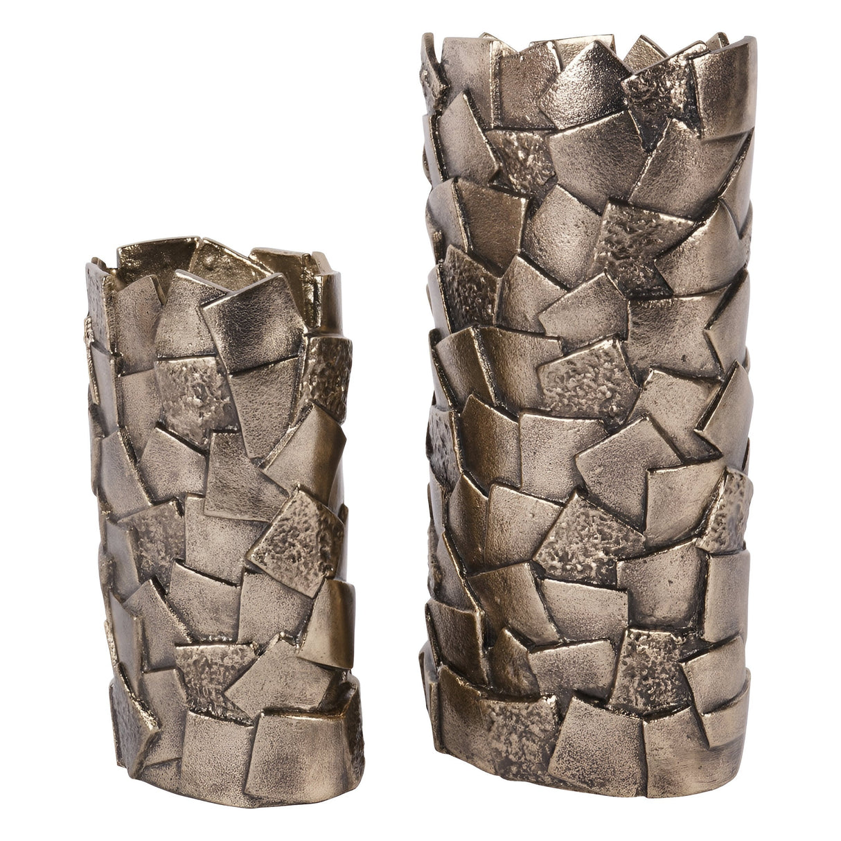 Montrose Cast Aluminium Decorative Vase 36cm - Antique Gold