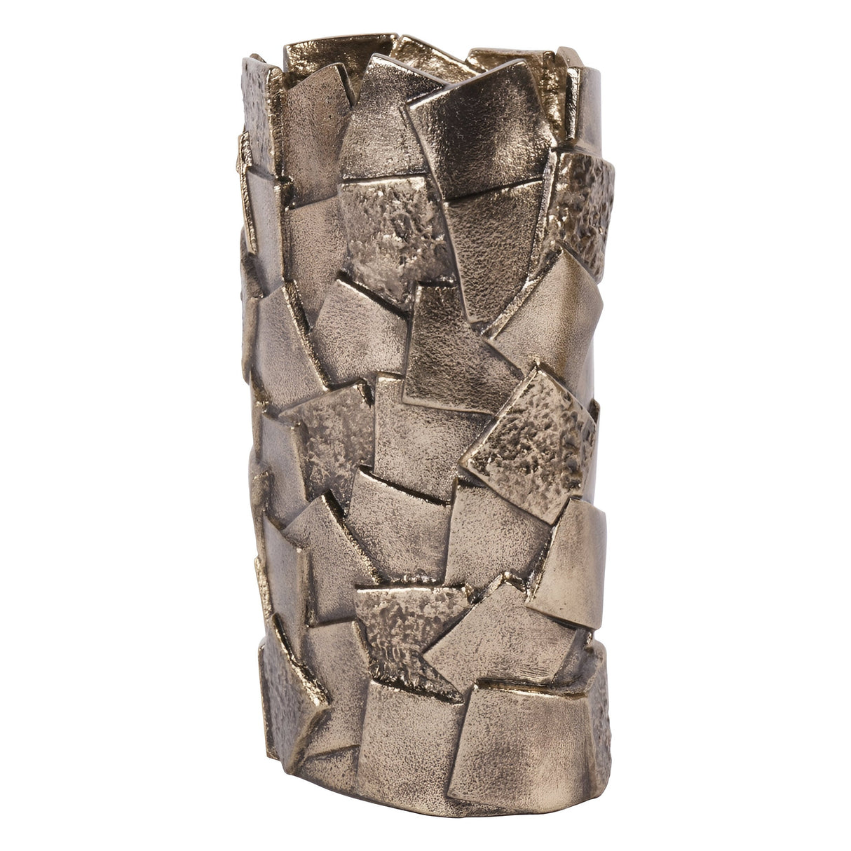 Montrose Cast Aluminium Decorative Vase 25cm - Antique Gold