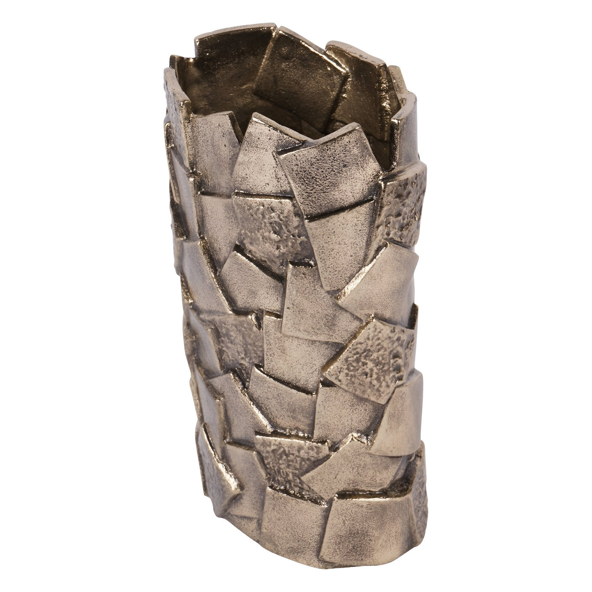 Montrose Cast Aluminium Decorative Vase 25cm - Antique Gold