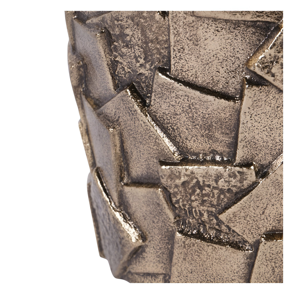 Montrose Cast Aluminium Decorative Vase 25cm - Antique Gold