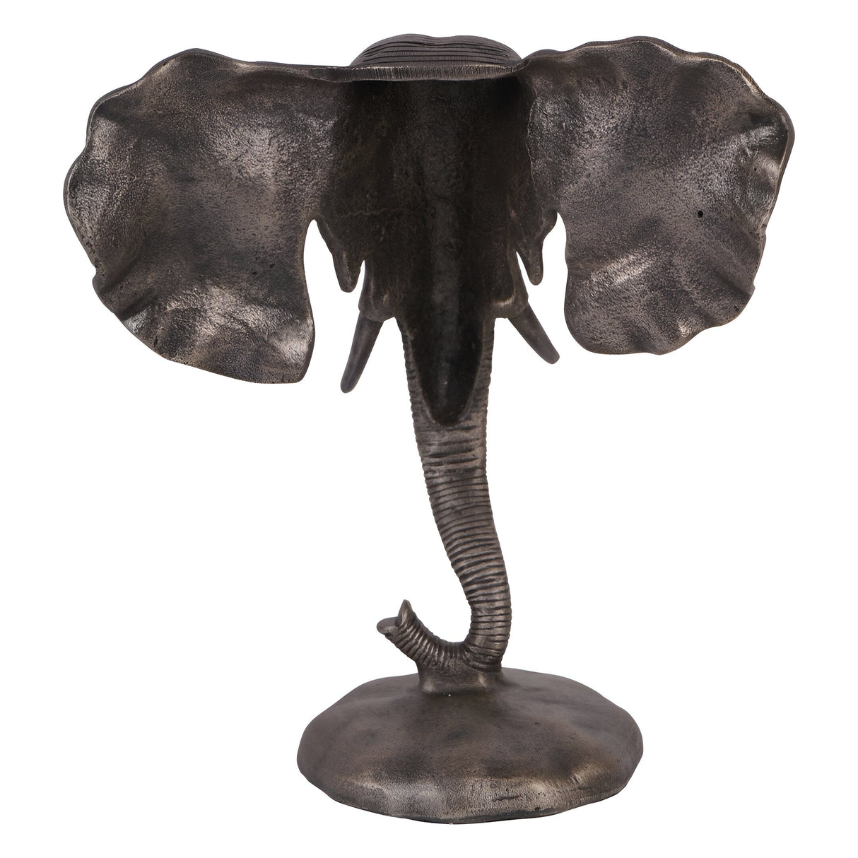 Kariba Cast Aluminium Elephant Figurine - 31.5cm