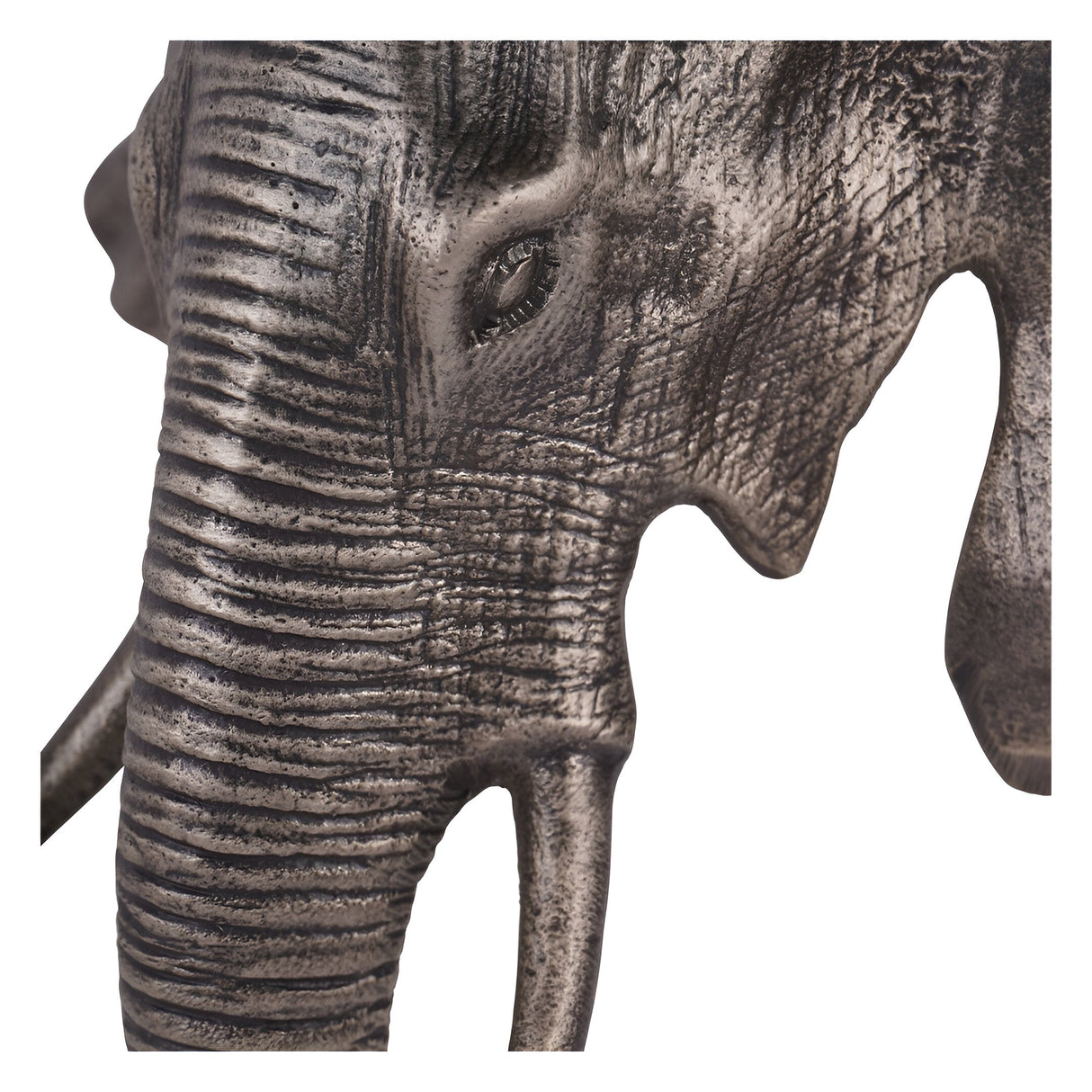 Kariba Cast Aluminium Elephant Figurine - 31.5cm