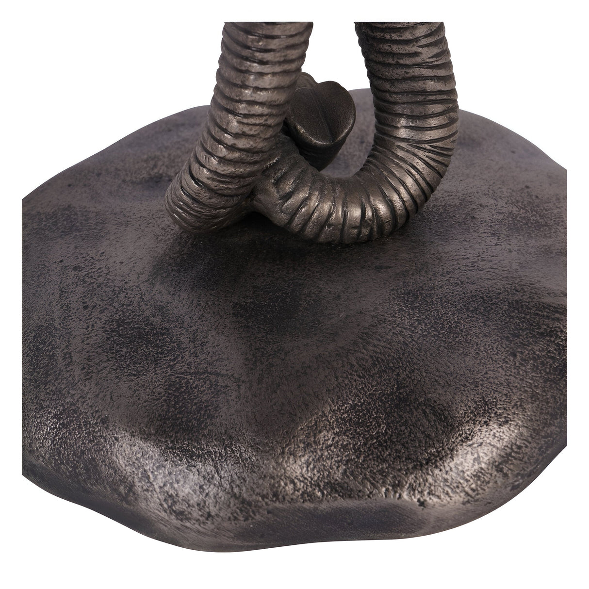 Kariba Cast Aluminium Nuzzling Elephants Figurine - 31cm