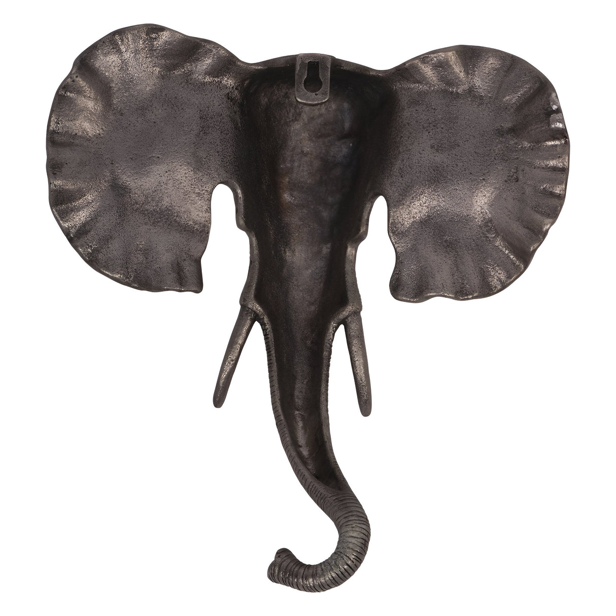 Kariba Cast Aluminium Elephant Wall Art - 37x39cm
