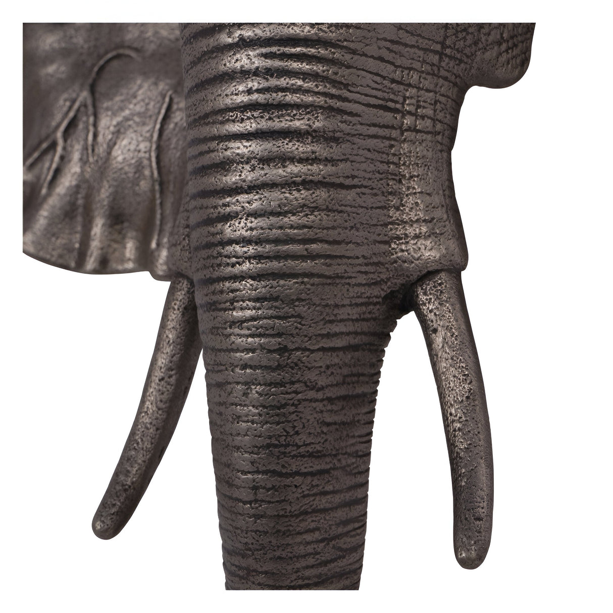 Kariba Cast Aluminium Elephant Wall Art - 37x39cm