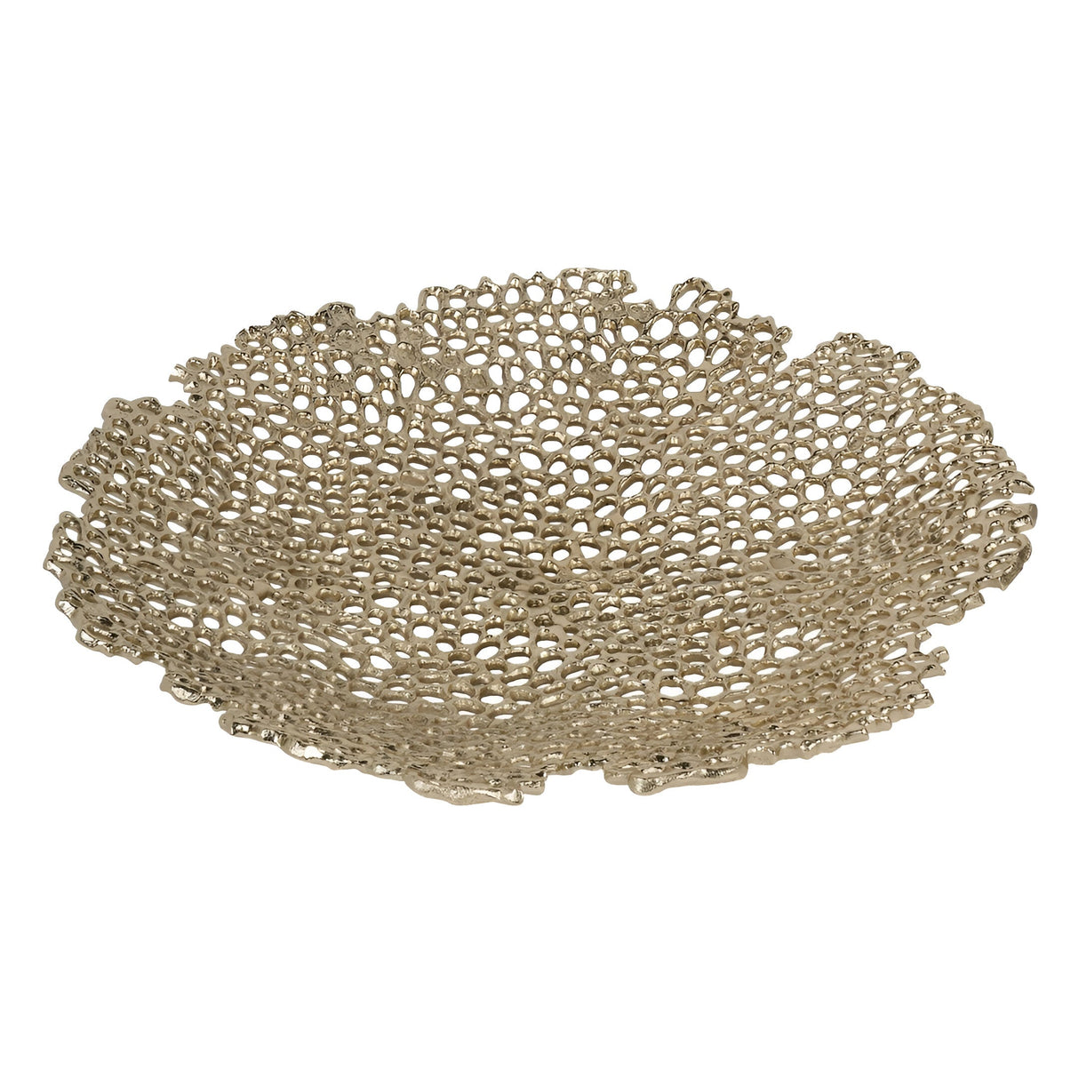 Miel Cast Aluminium Platter - Brass