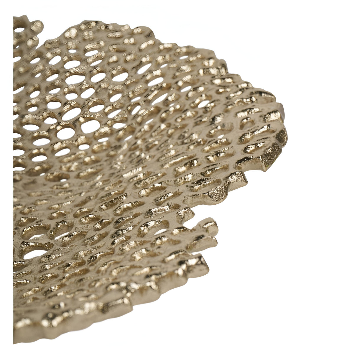 Miel Cast Aluminium Platter - Brass