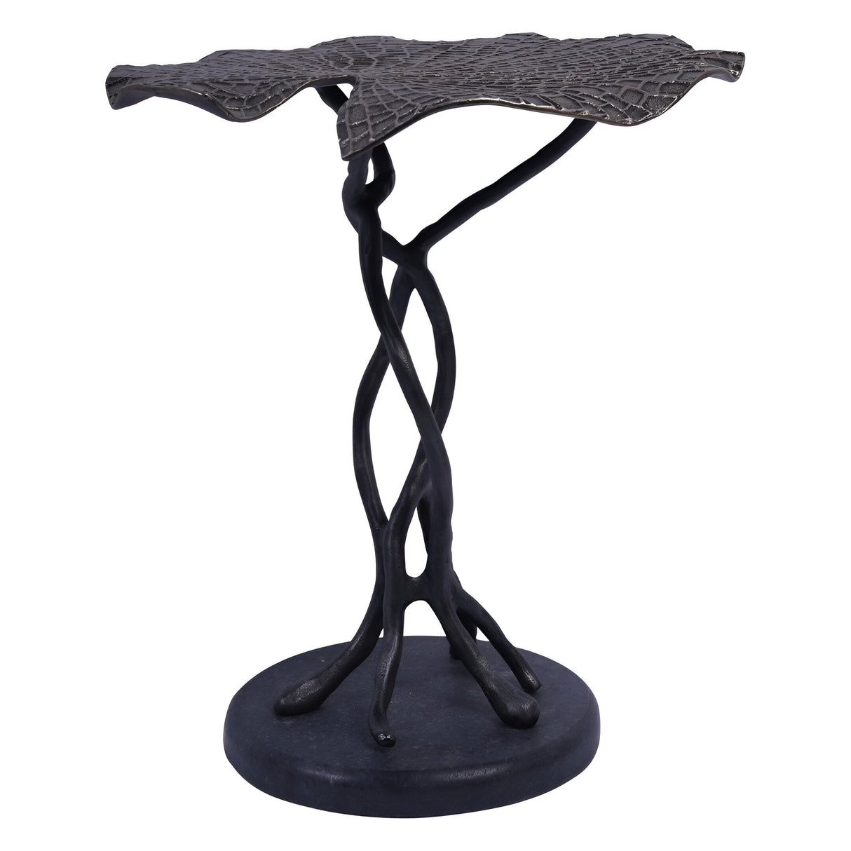 Lily Pad Leaf Side Table - Gold