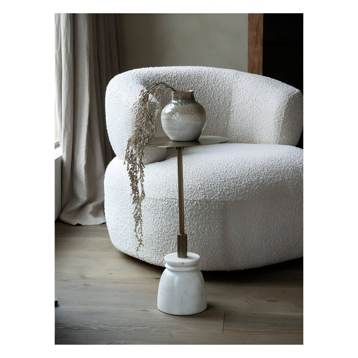 Bensen Side Table - Brass