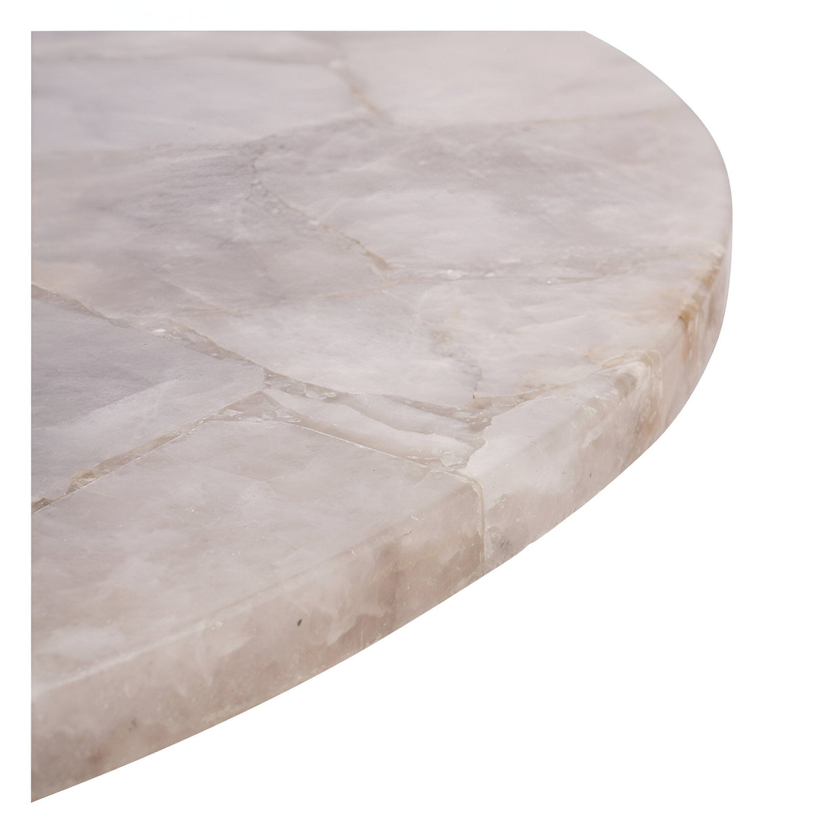 Bosworth Round Smokey Quartz Coffee Table -Grey