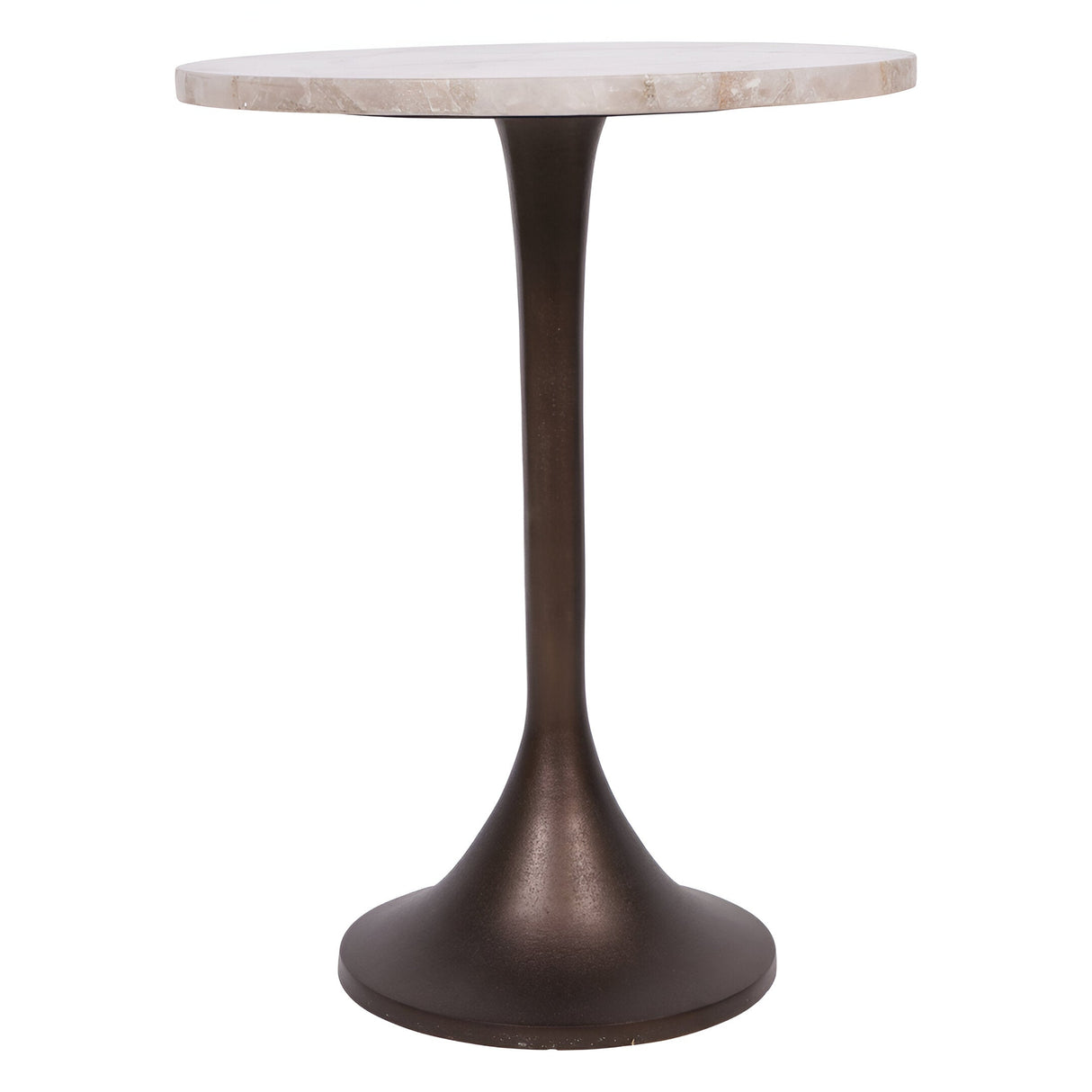 Bosworth Smokey Quartz Side Table 42cm - Grey