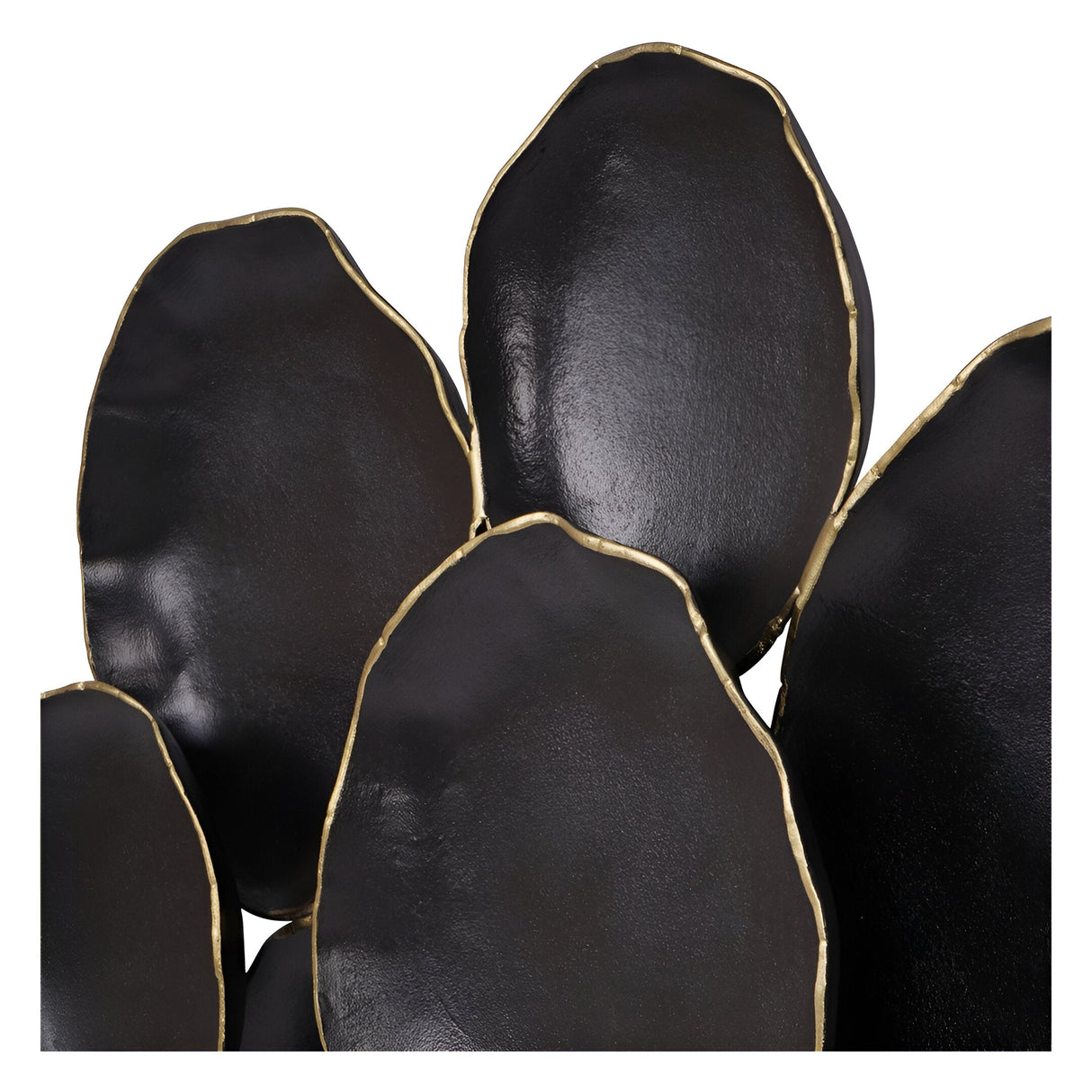 Arlow 7 Disc Black Metal Wall Art - 95x120cm