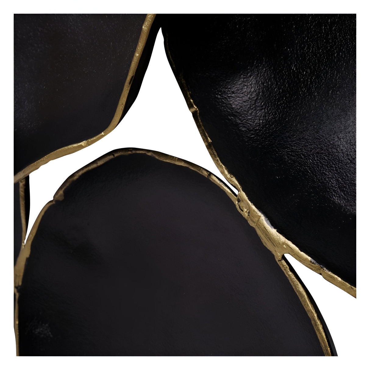 Arlow 7 Disc Black Metal Wall Art - 95x120cm