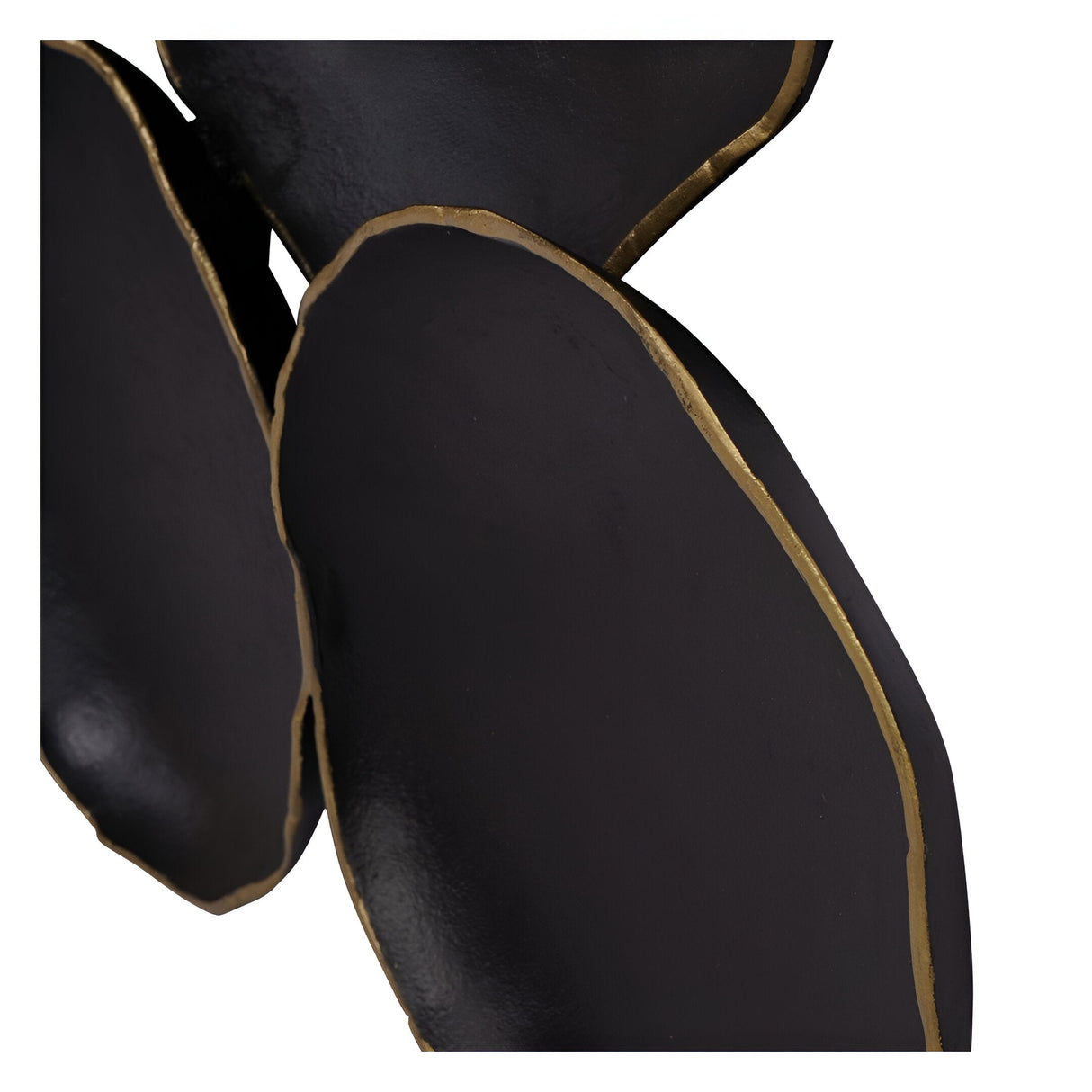 Arlow 5 Disc Black Metal Wall Art - 82x88cm