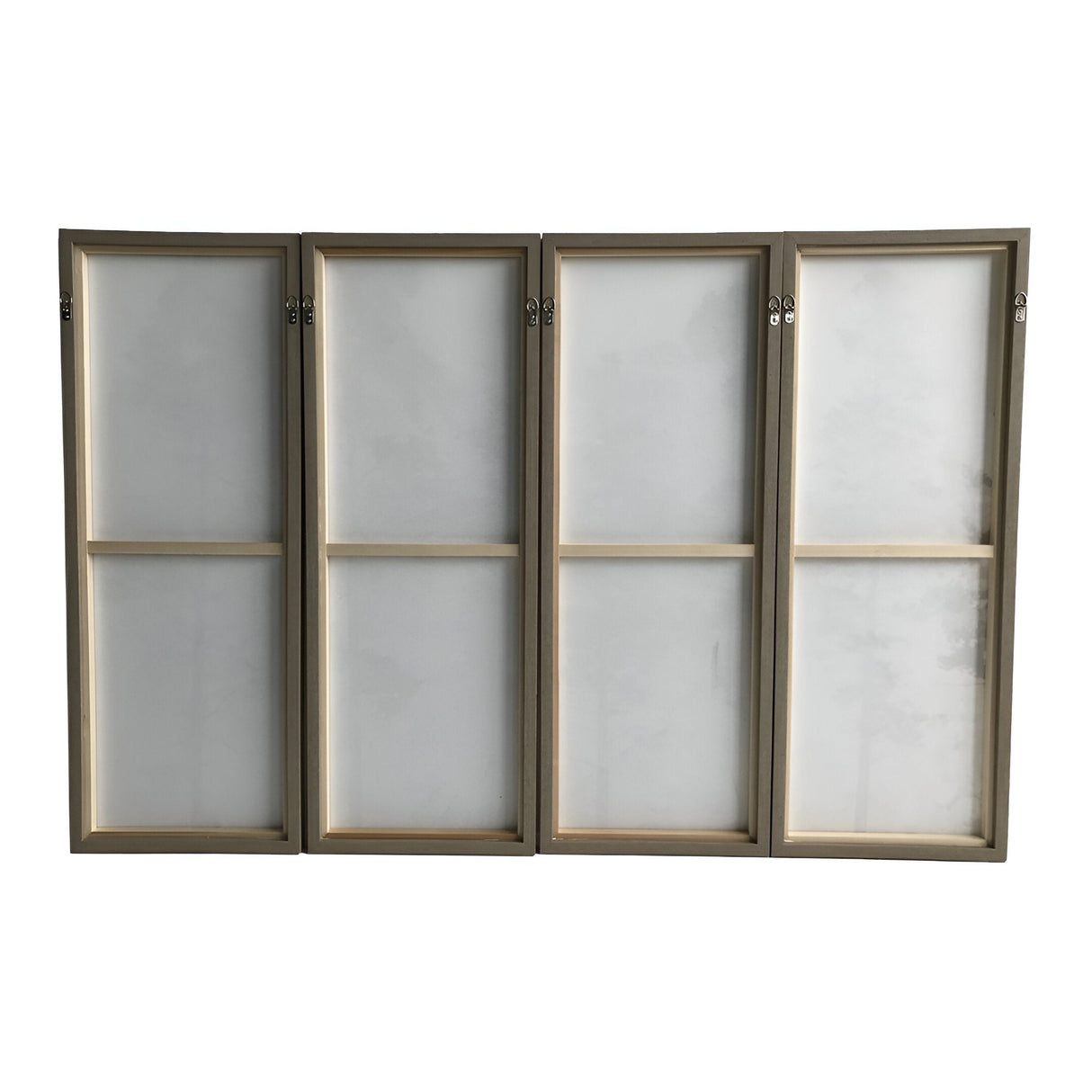 Foil Trees Set of 4 Framed Wall Art - 45x120cm