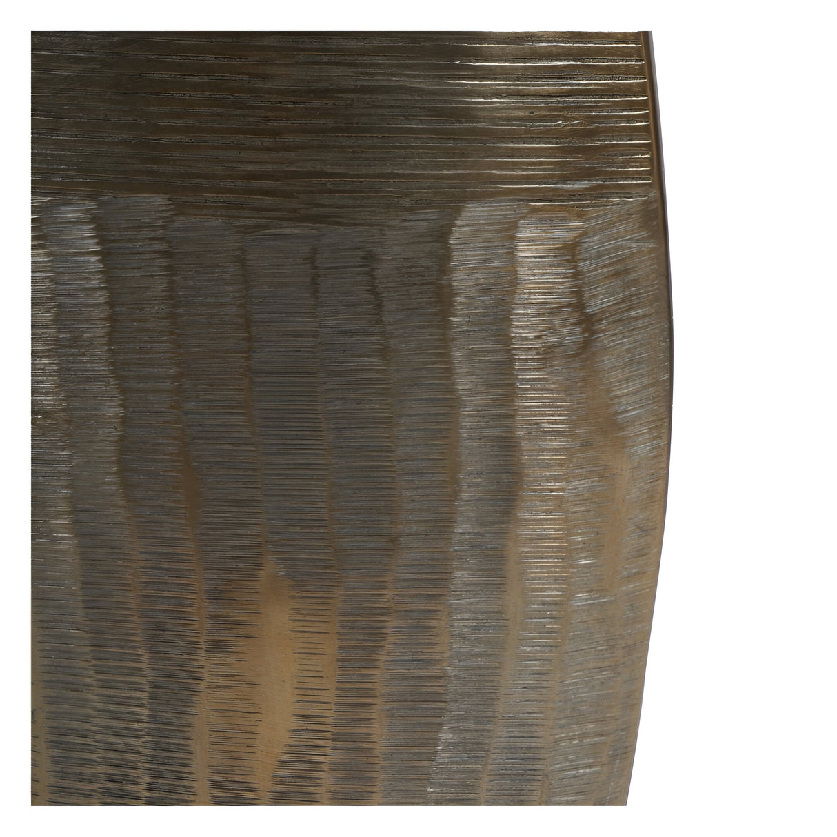 Southwold Textured Oval Vase 80cm - Antique Brass