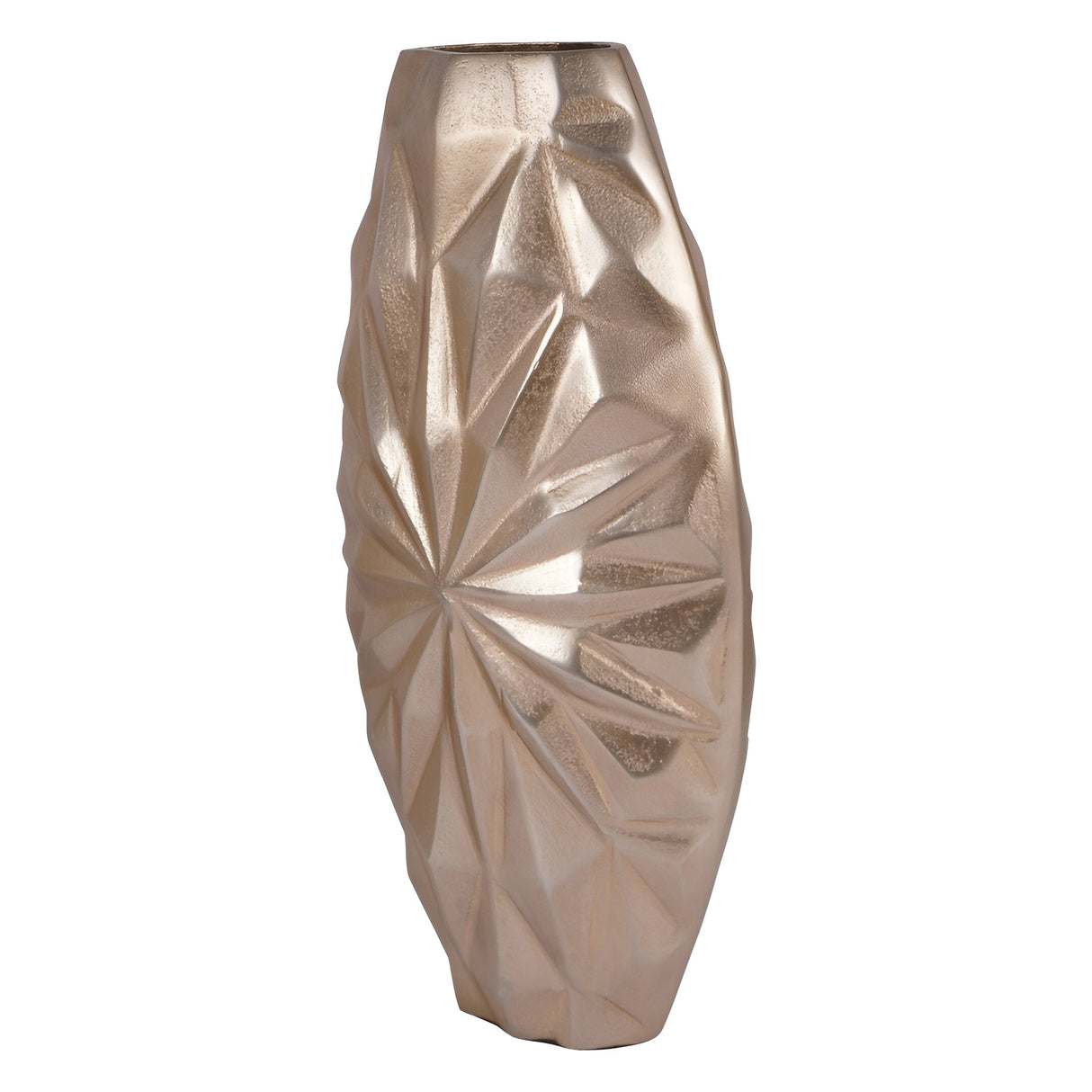 Hatton Cast Aluminium Vase 40cm - Gold