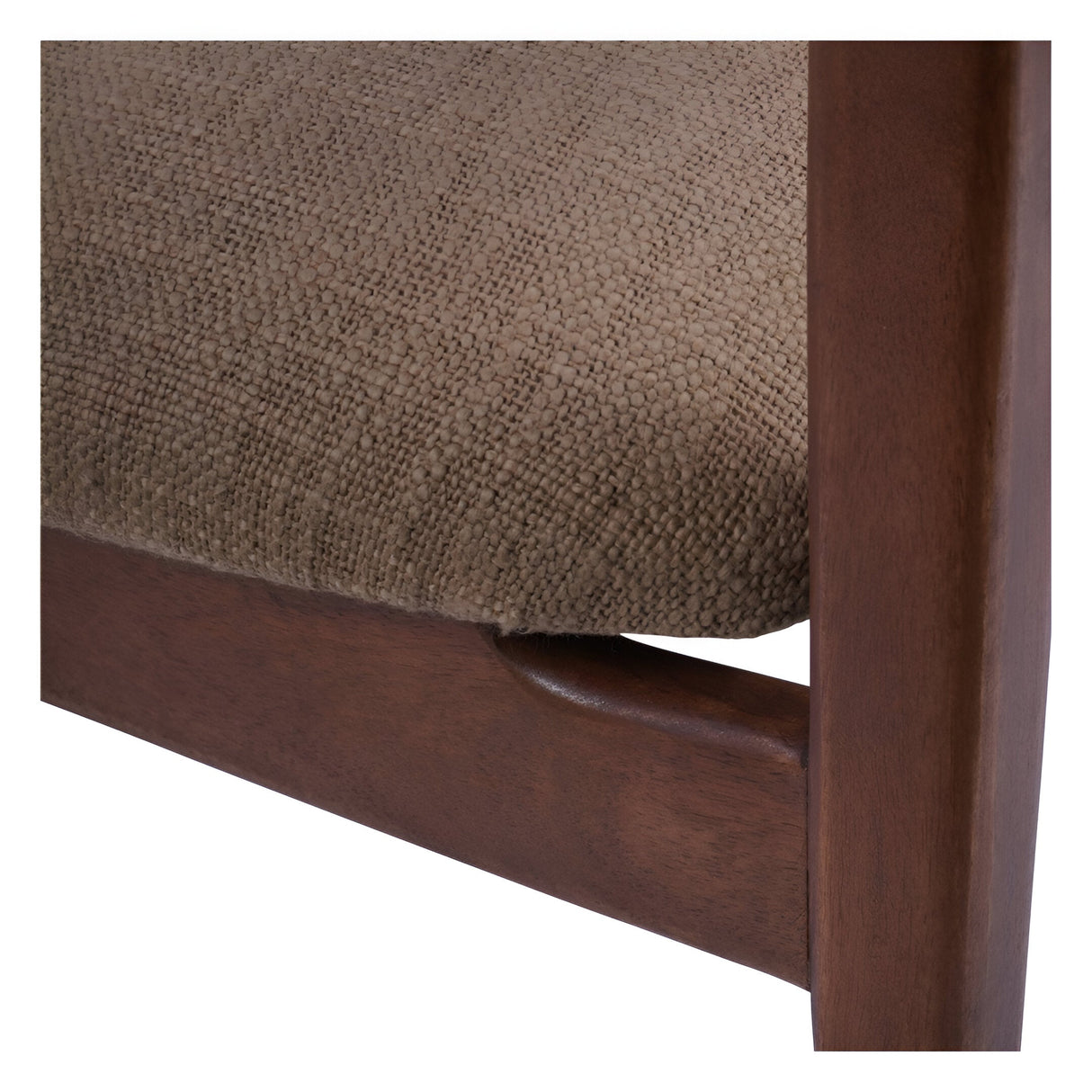 Monterey Wooden Upholstered Dining Chair - Brown