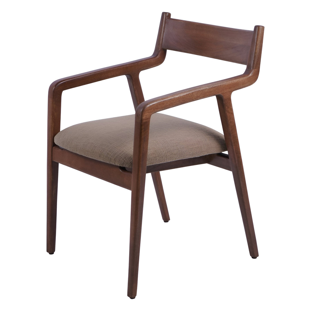 Monterey Wooden Upholstered Dining Chair - Brown