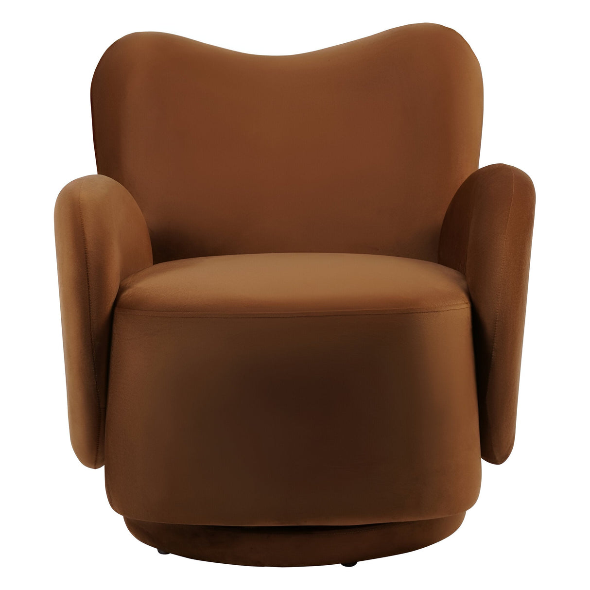 Bingham Upholstered Swivel Chair - Soft Caramel