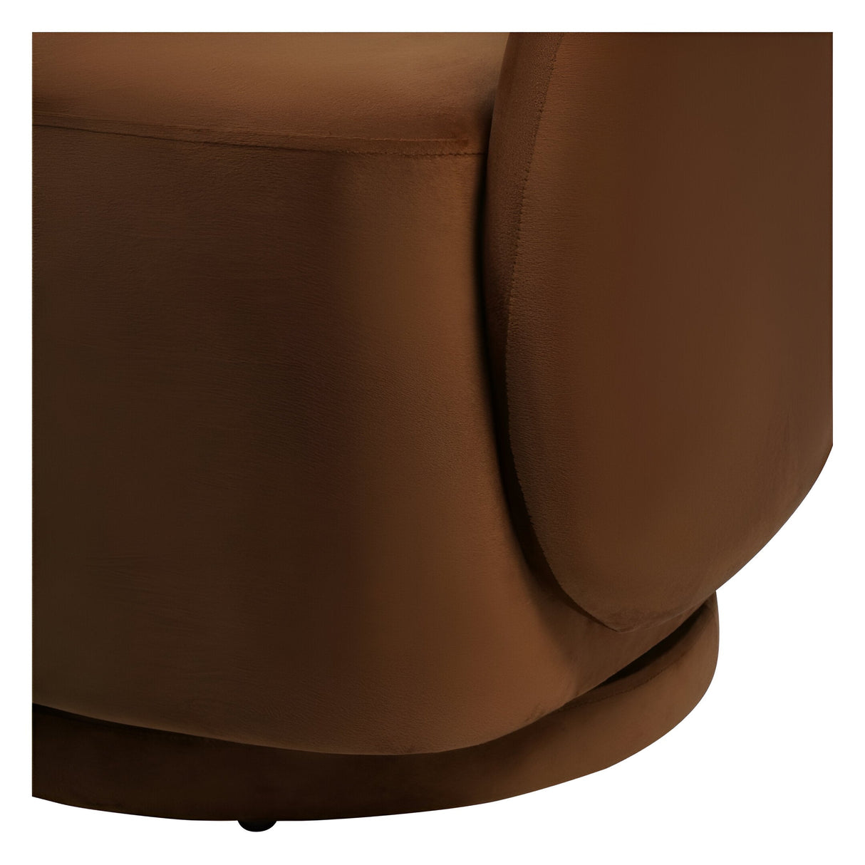 Bingham Upholstered Swivel Chair - Soft Caramel
