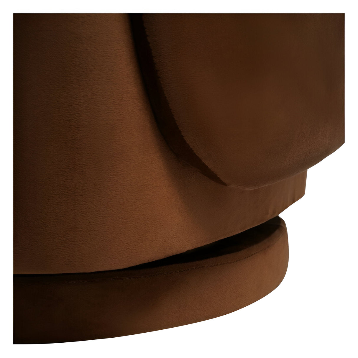 Bingham Upholstered Swivel Chair - Soft Caramel