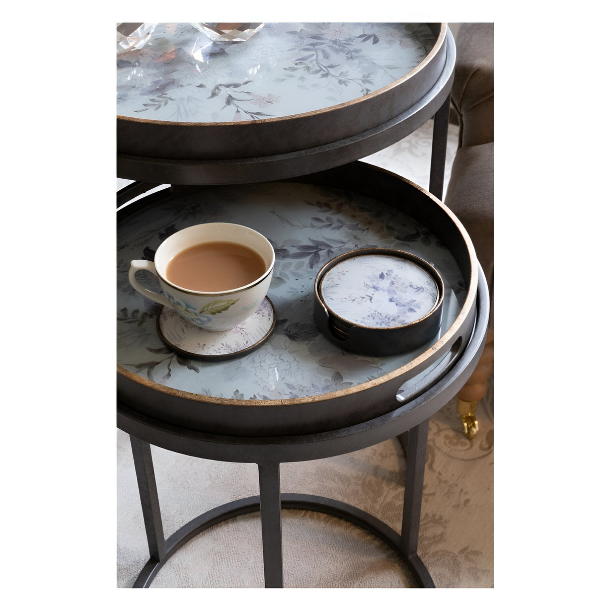 Laura Ashley Linlithgow Coasters - Purple