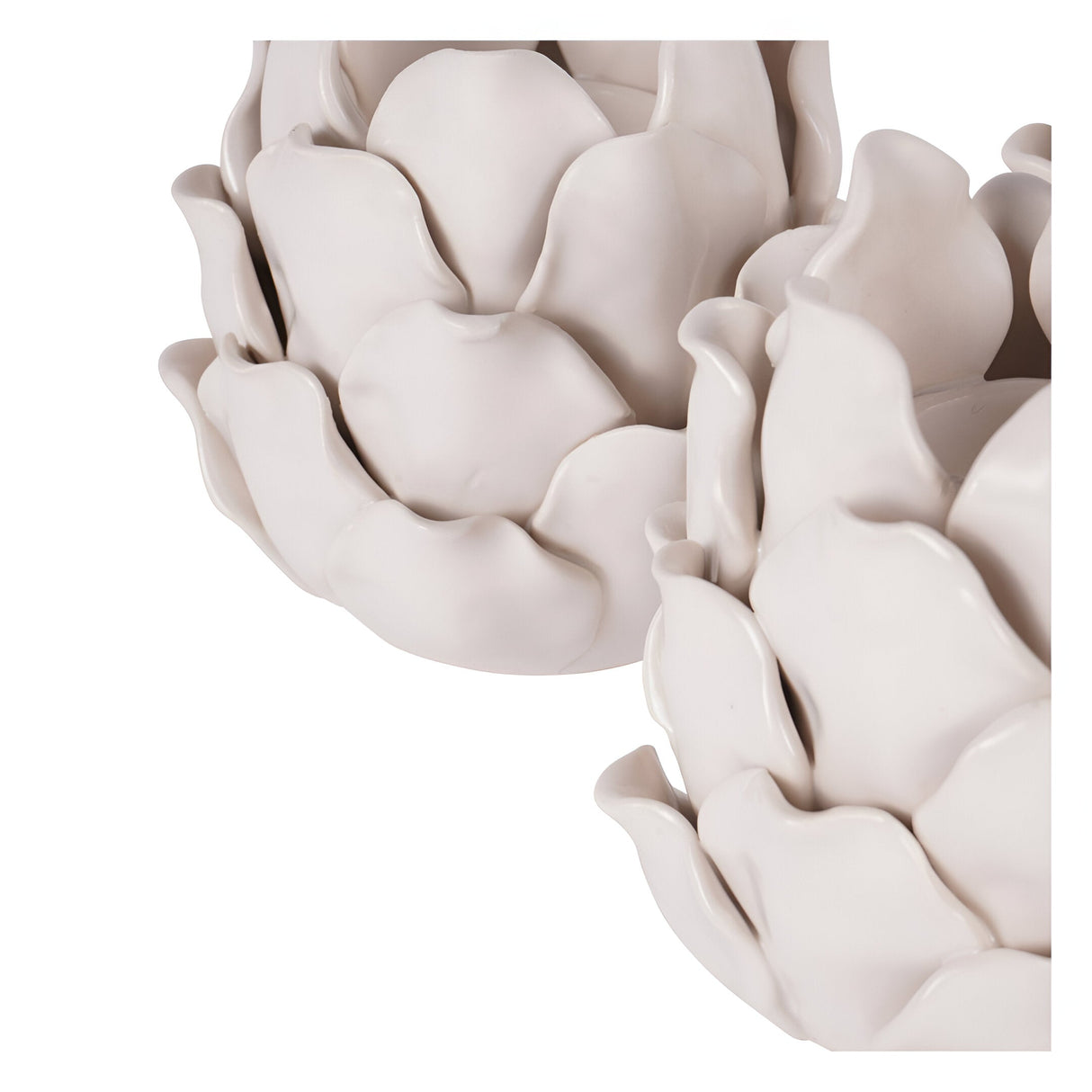 Laura Ashley Set of 3 Larkhill Artichoke Tealight Holders - Off White