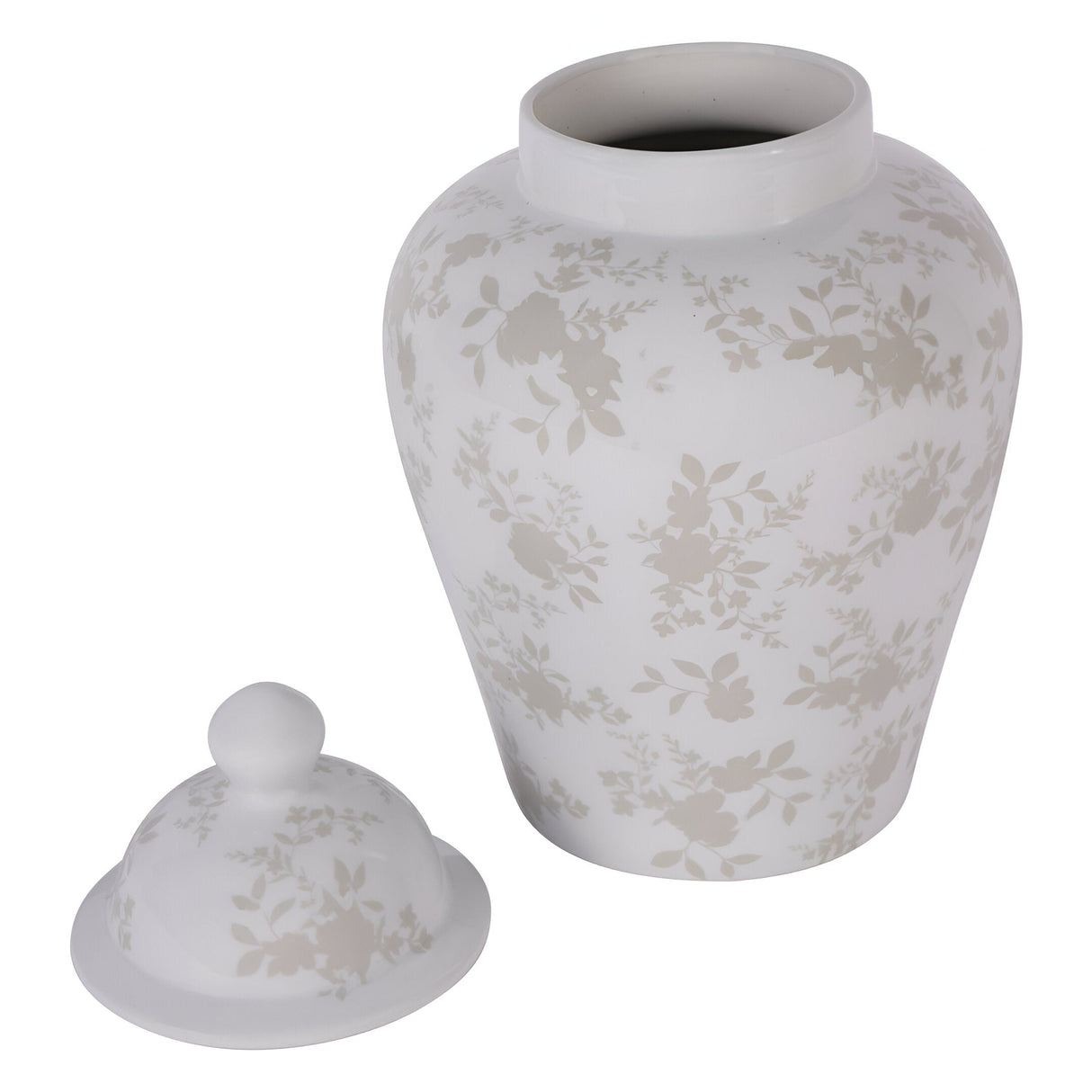 Laura Ashley Westbourne Ginger Jar 36cm - White