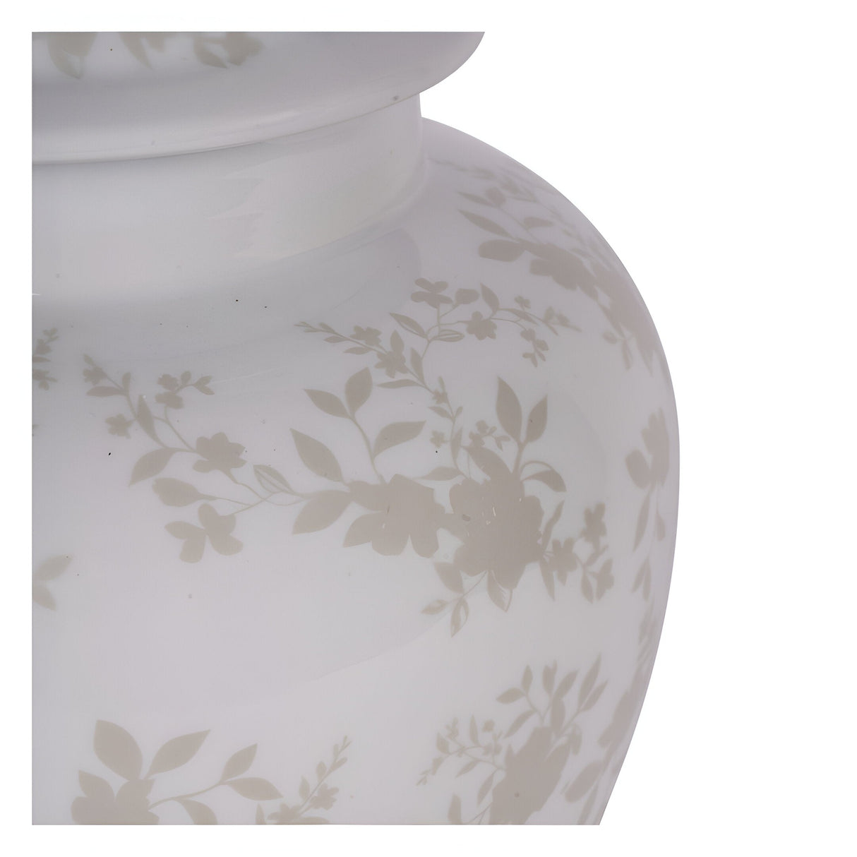 Laura Ashley Westbourne Ginger Jar 36cm - White