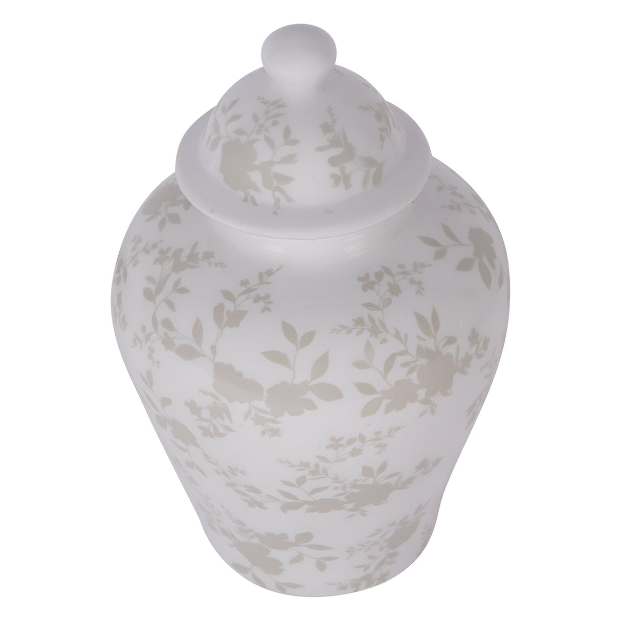 Laura Ashley Westbourne Ginger Jar 28cm - White