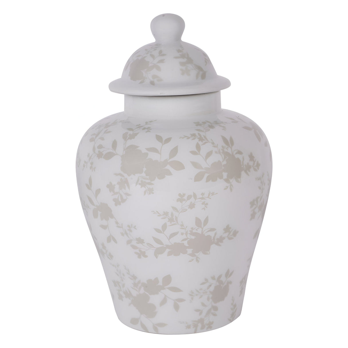 Laura Ashley Westbourne Ginger Jar 28cm - White
